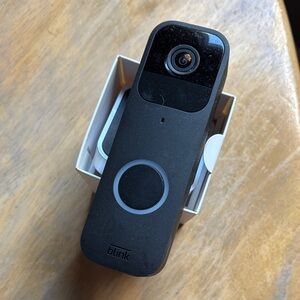 Blink Black Video Doorbell with Sync Module